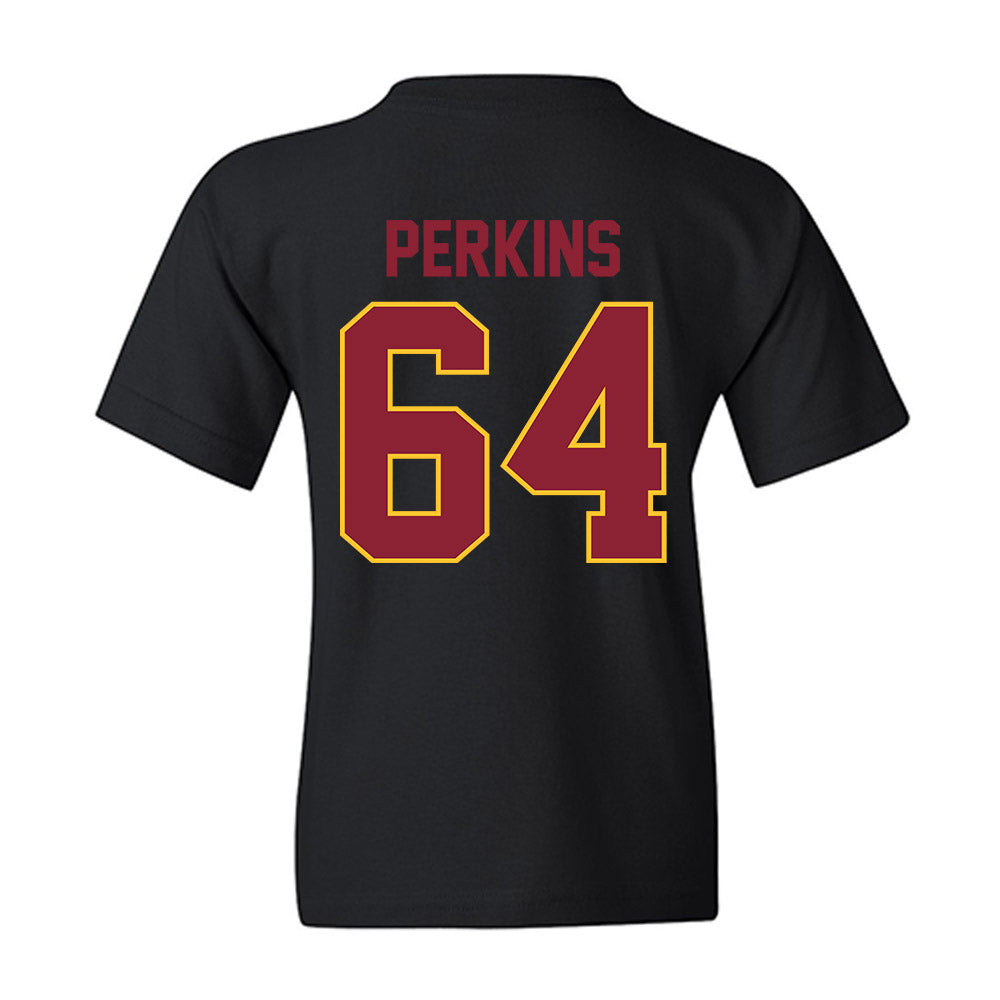 Iowa State - NCAA Football : Sione Perkins - Classic Shersey Youth T-Shirt-1