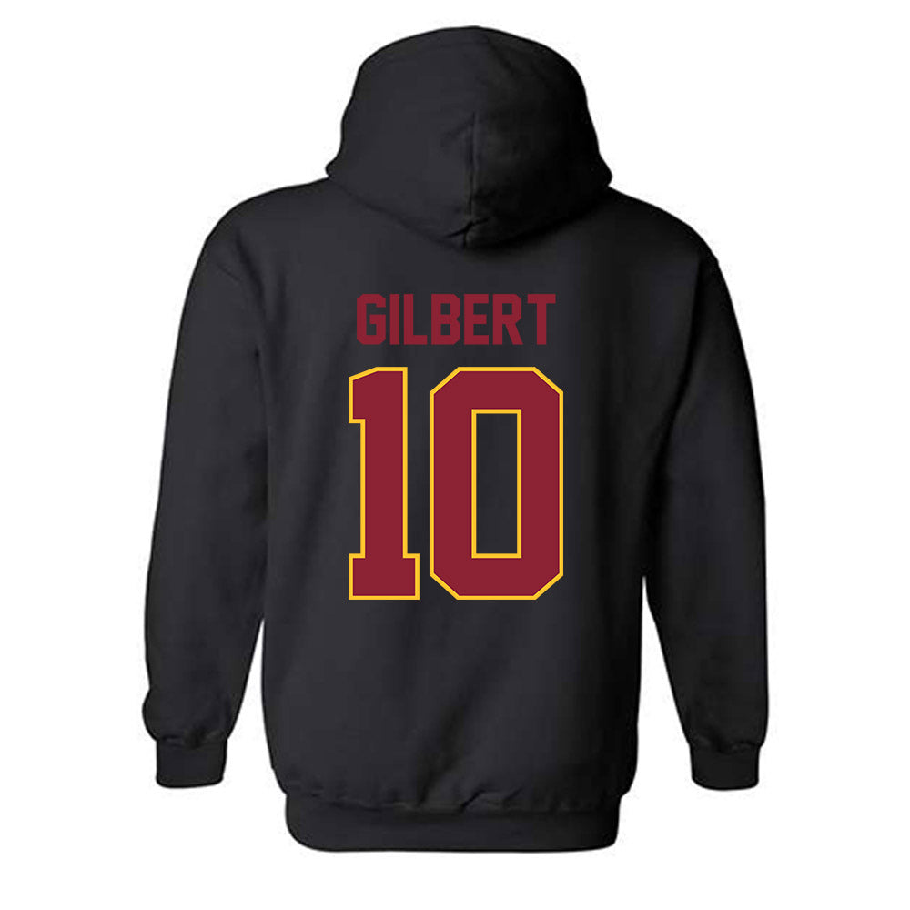 Iowa State - NCAA Men's Basketball : Keshon Gilbert - Classic Shersey Hooded Sweatshirt-1