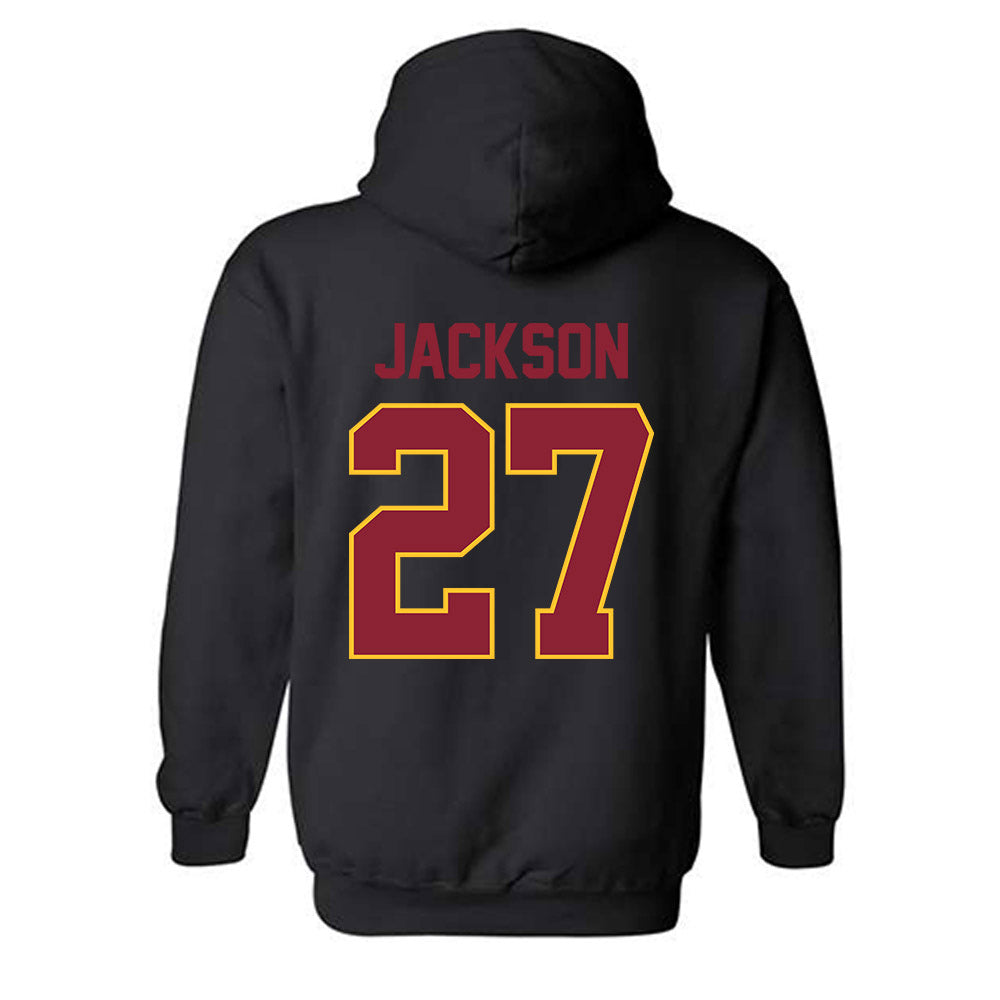 Iowa State - NCAA Football : Jayden Jackson - Classic Shersey Hooded Sweatshirt-1