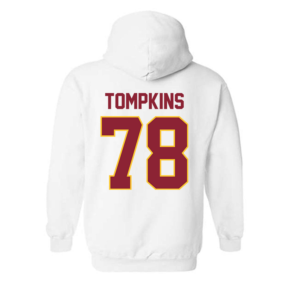 Iowa State - NCAA Football : Will Tompkins - Classic Shersey Hooded Sweatshirt-1