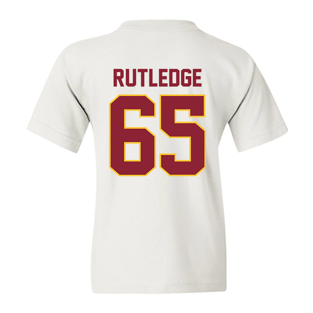 Iowa State - NCAA Football : Garret Rutledge - Classic Shersey Youth T-Shirt-1