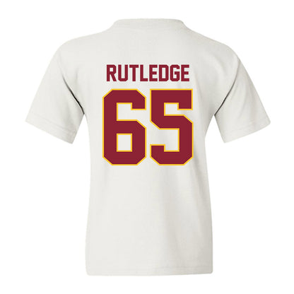 Iowa State - NCAA Football : Garret Rutledge - Classic Shersey Youth T-Shirt-1