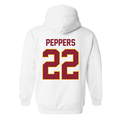 Iowa State - NCAA Football : Ryver Peppers - Classic Shersey Hooded Sweatshirt-1