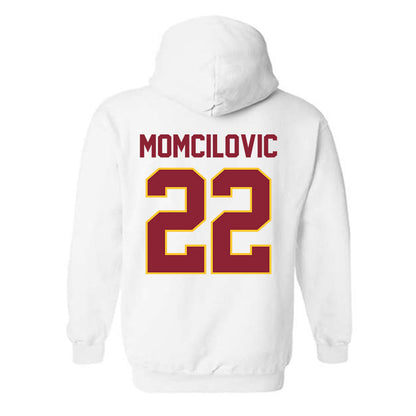 Iowa State - NCAA Men's Basketball : Milan Momcilovic - Classic Shersey Hooded Sweatshirt-1