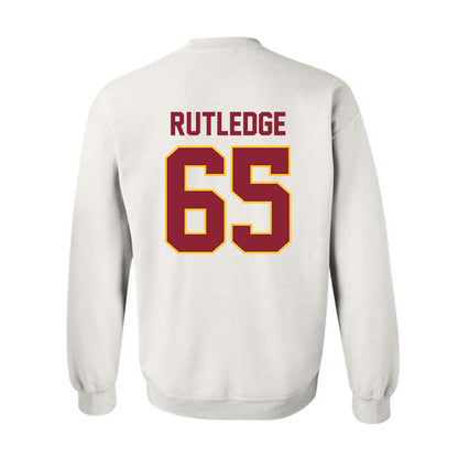 Iowa State - NCAA Football : Garret Rutledge - Classic Shersey Crewneck Sweatshirt-1