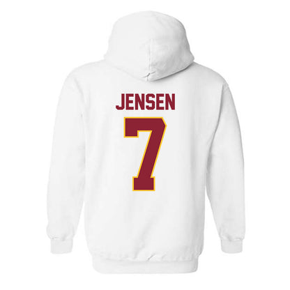 Iowa State - NCAA Women's Basketball : Freya Jensen - Classic Shersey Hooded Sweatshirt-1