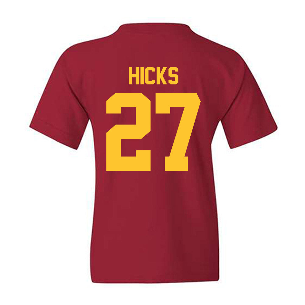 Iowa State - NCAA Football : LaMarcus Hicks - Classic Shersey Youth T-Shirt-1