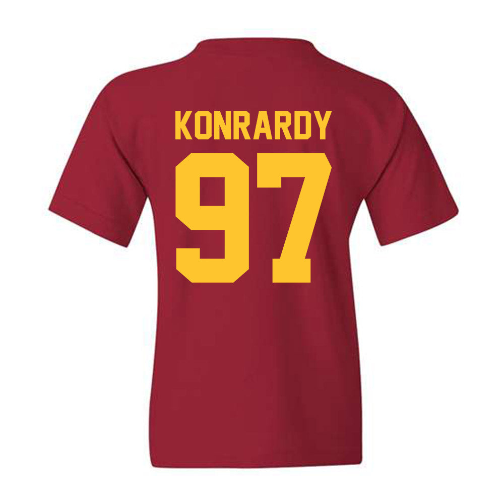 Iowa State - NCAA Football : Kyle Konrardy - Classic Shersey Youth T-Shirt