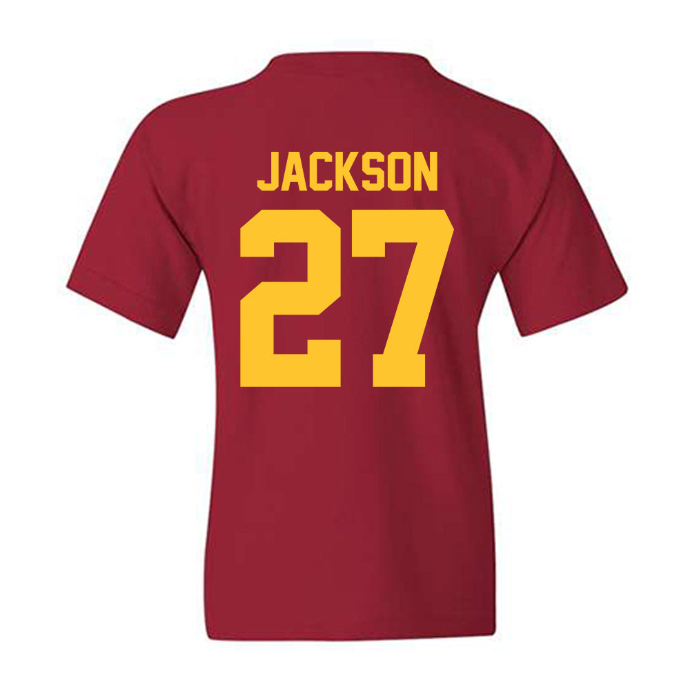Iowa State - NCAA Football : Jayden Jackson - Classic Shersey Youth T-Shirt-1