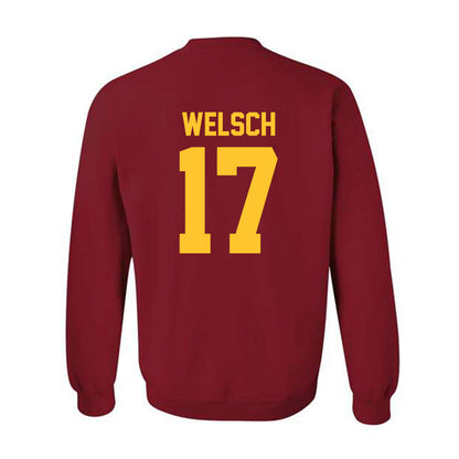 Iowa State - NCAA Football : Connor Welsch - Classic Shersey Crewneck Sweatshirt-1