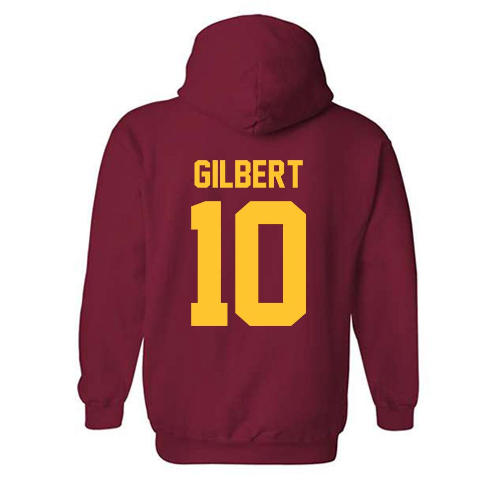 Iowa State - NCAA Men's Basketball : Keshon Gilbert - Classic Shersey Hooded Sweatshirt-1