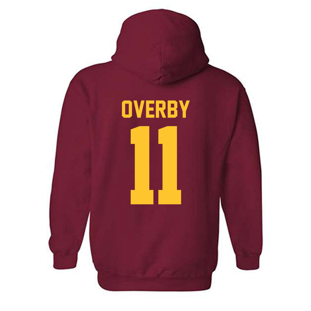 Iowa State - NCAA Football : Dominic Overby - Classic Shersey Hooded Sweatshirt-1