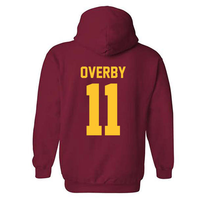 Iowa State - NCAA Football : Dominic Overby - Classic Shersey Hooded Sweatshirt-1