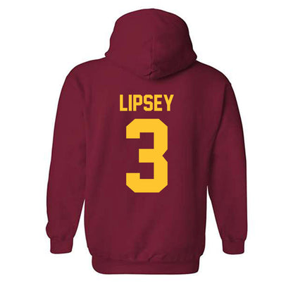 Iowa State - NCAA Men's Basketball : Tamin Lipsey - Classic Shersey Hooded Sweatshirt-1