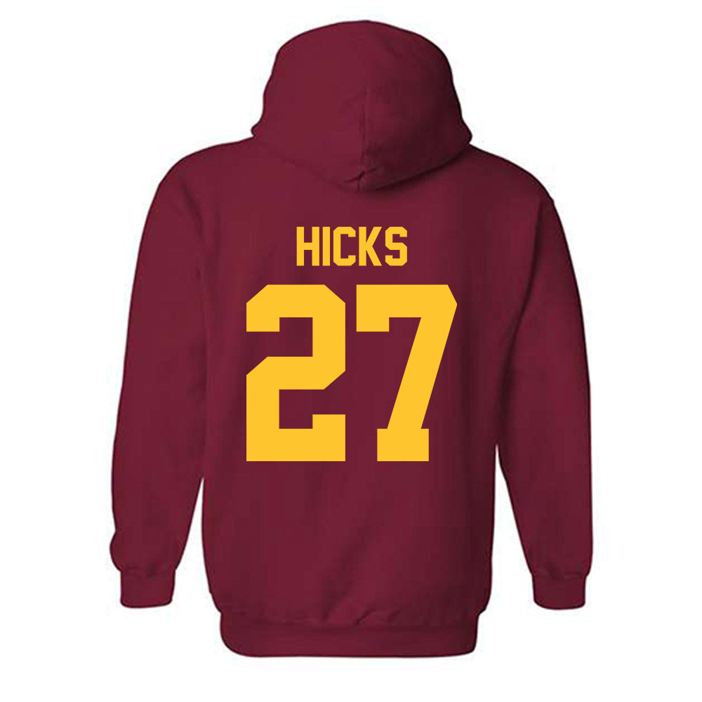 Iowa State - NCAA Football : LaMarcus Hicks - Classic Shersey Hooded Sweatshirt-1