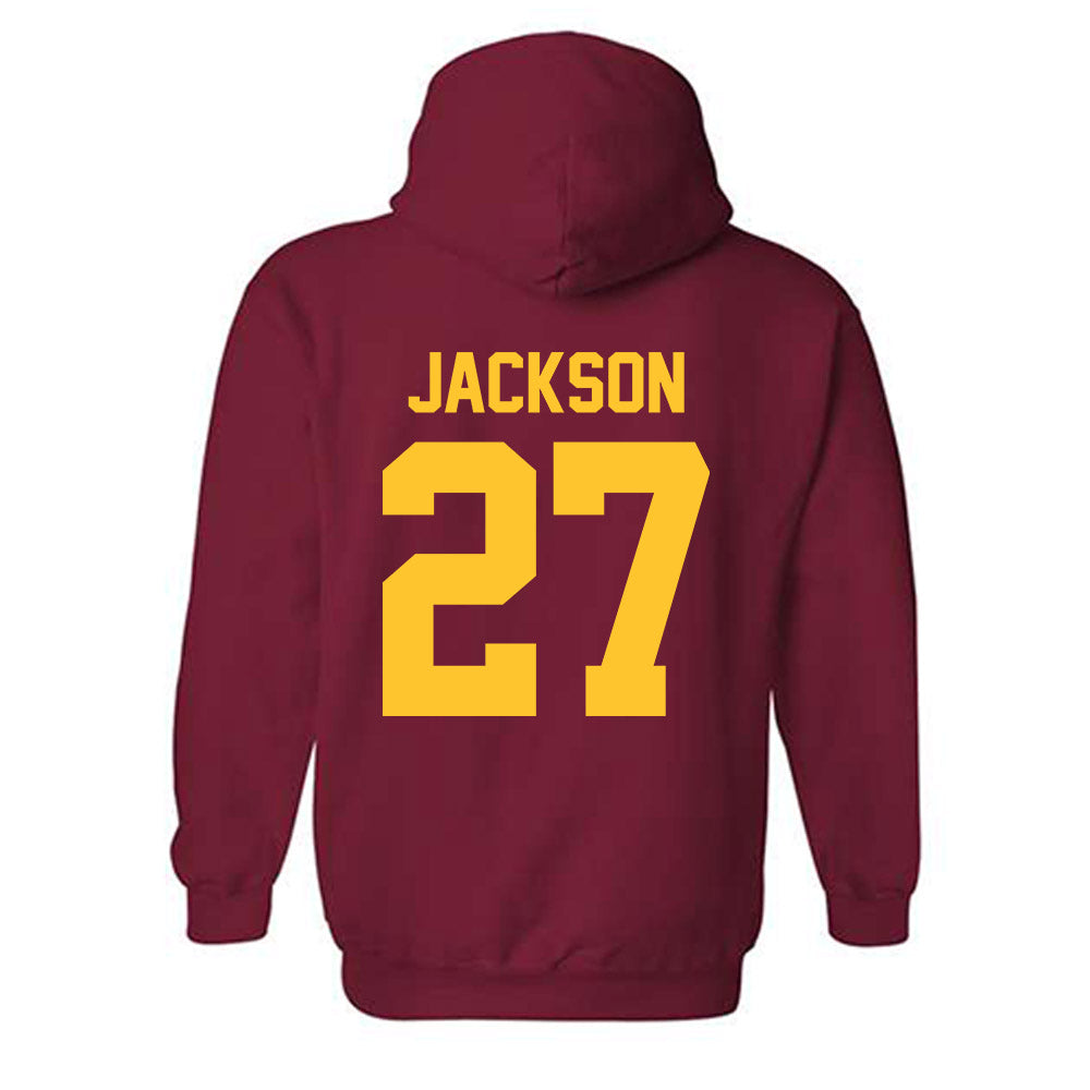 Iowa State - NCAA Football : Jayden Jackson - Classic Shersey Hooded Sweatshirt-1