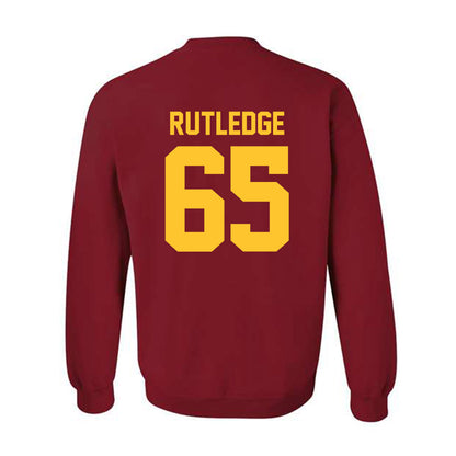 Iowa State - NCAA Football : Garret Rutledge - Classic Shersey Crewneck Sweatshirt-1