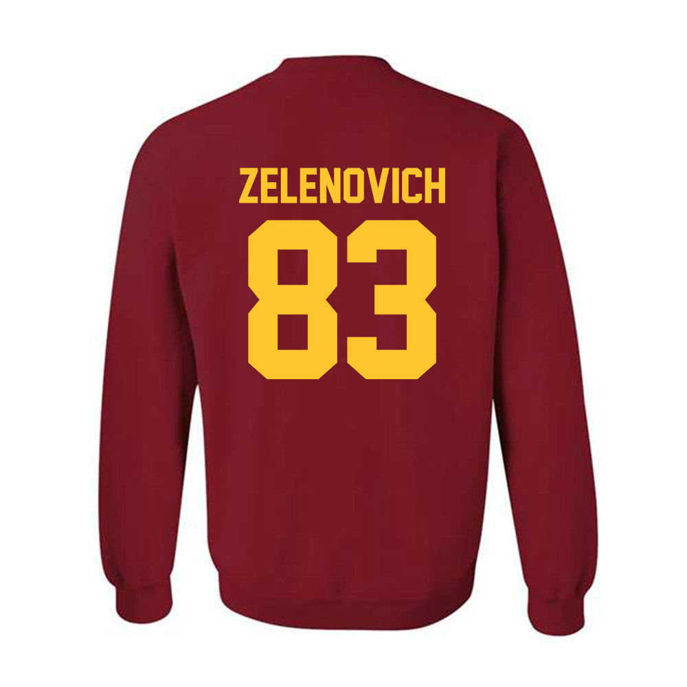 Iowa State - NCAA Football : Sam Zelenovich - Classic Shersey Crewneck Sweatshirt-1