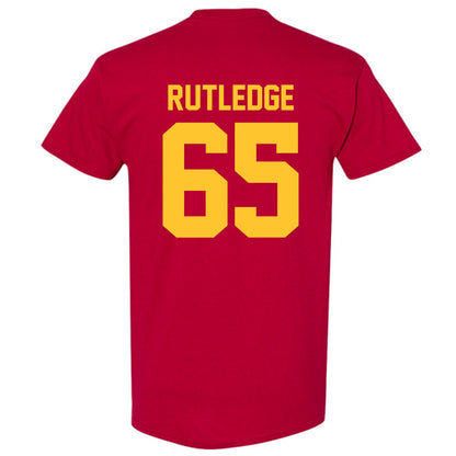 Iowa State - NCAA Football : Garret Rutledge - Classic Shersey T-Shirt-1