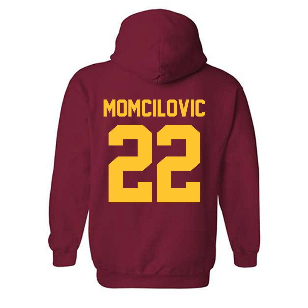 Iowa State - NCAA Men's Basketball : Milan Momcilovic - Classic Shersey Hooded Sweatshirt-1