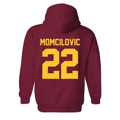 Iowa State - NCAA Men's Basketball : Milan Momcilovic - Classic Shersey Hooded Sweatshirt-1