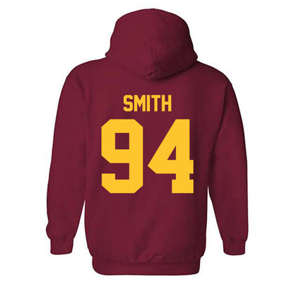 Iowa State - NCAA Football : Chase Smith - Classic Shersey Hooded Sweatshirt-1