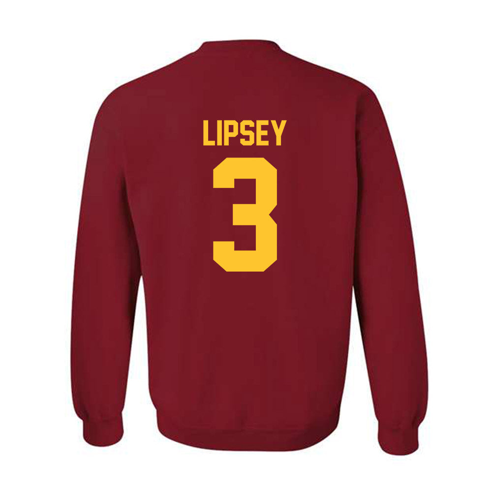 Iowa State - NCAA Men's Basketball : Tamin Lipsey - Classic Shersey Crewneck Sweatshirt-1