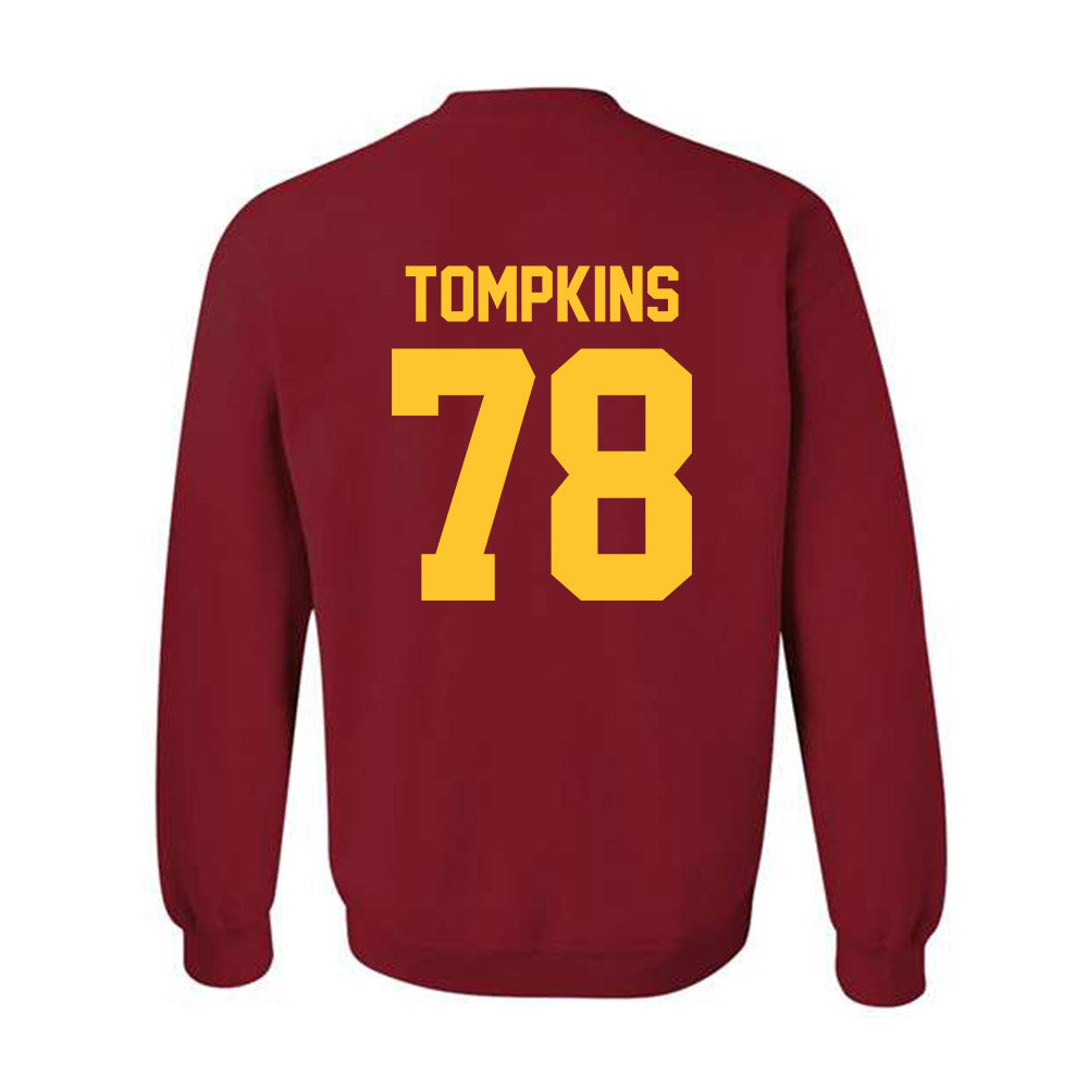Iowa State - NCAA Football : Will Tompkins - Classic Shersey Crewneck Sweatshirt-1