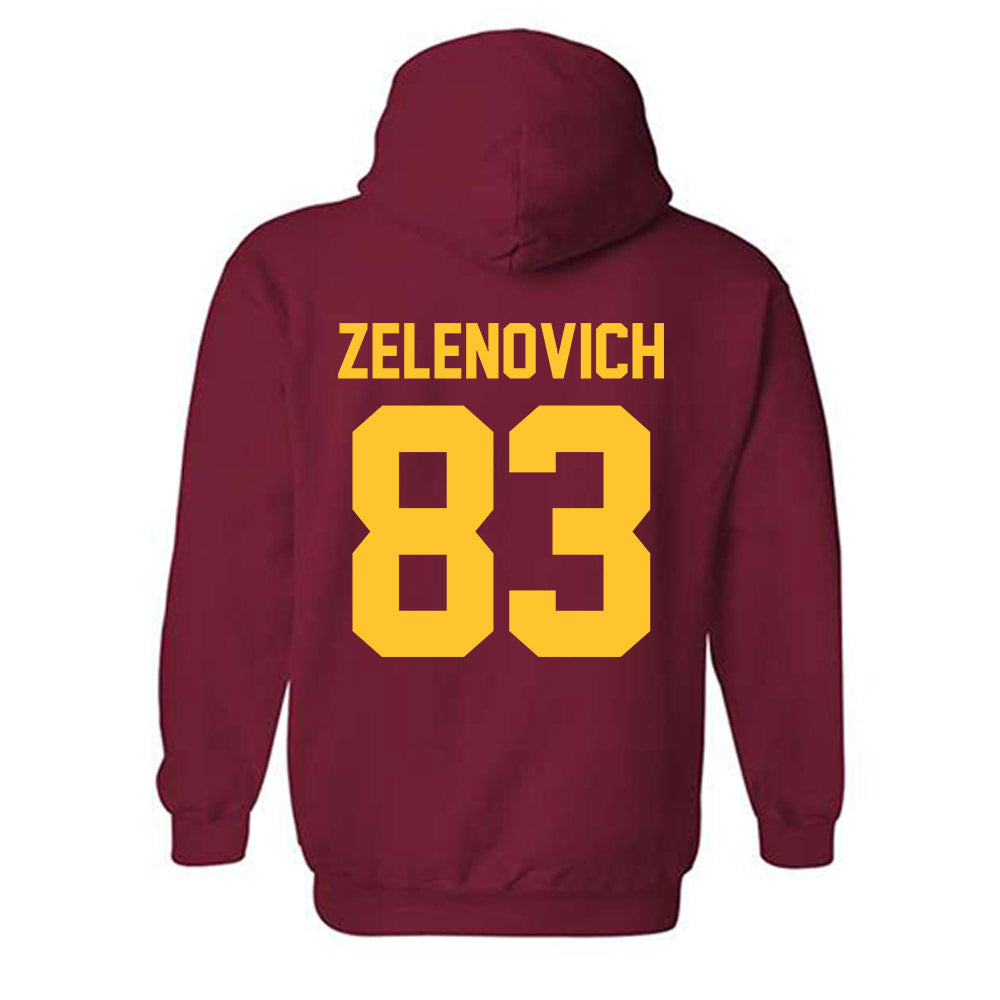 Iowa State - NCAA Football : Sam Zelenovich - Classic Shersey Hooded Sweatshirt-1