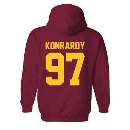 Iowa State - NCAA Football : Kyle Konrardy - Classic Shersey Hooded Sweatshirt