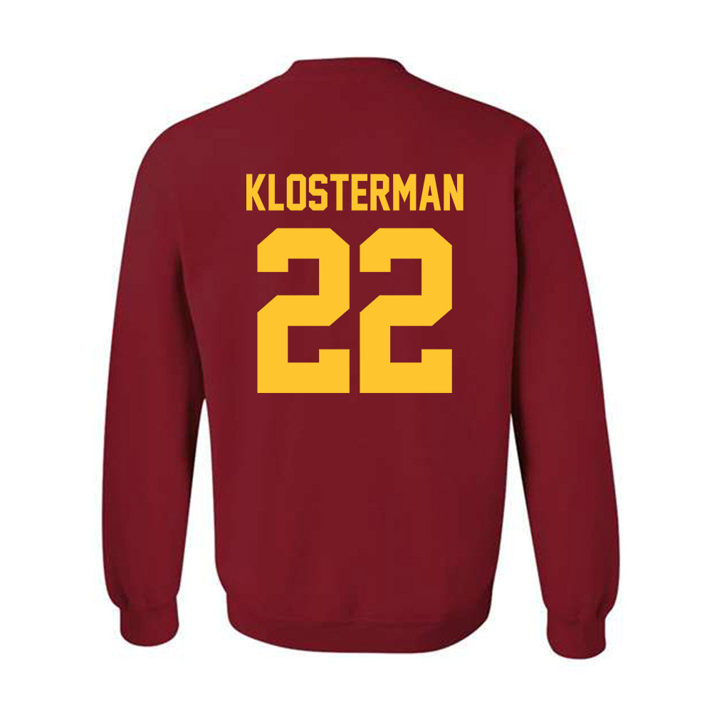 Iowa State - NCAA Football : John Klosterman - Classic Shersey Crewneck Sweatshirt