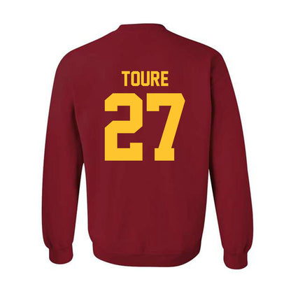 Iowa State - NCAA Men's Basketball : Killyan Toure - Classic Shersey Crewneck Sweatshirt-1