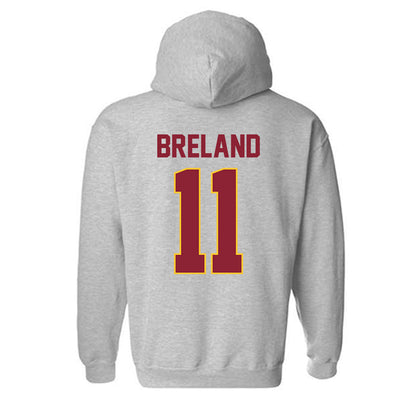 Iowa State - NCAA Football : Willie Breland - Classic Shersey Hooded Sweatshirt-1