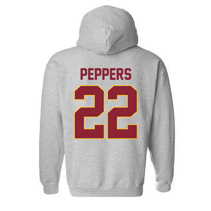 Iowa State - NCAA Football : Ryver Peppers - Classic Shersey Hooded Sweatshirt-1