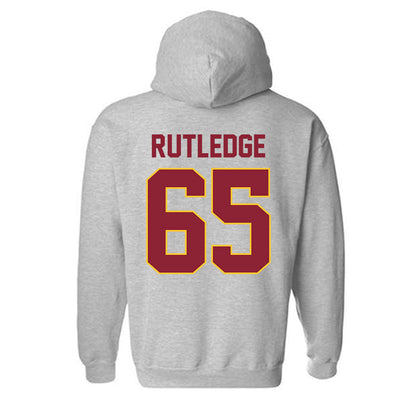 Iowa State - NCAA Football : Garret Rutledge - Classic Shersey Hooded Sweatshirt-1