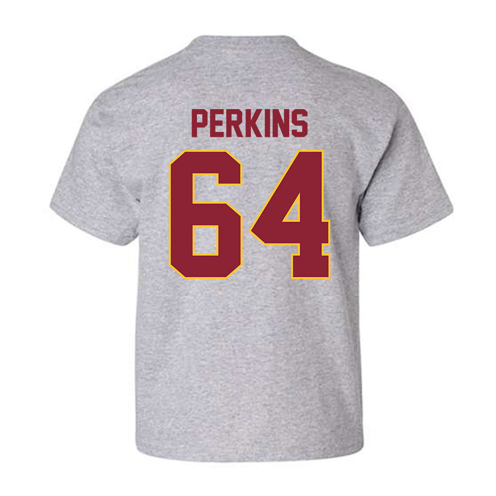 Iowa State - NCAA Football : Sione Perkins - Classic Shersey Youth T-Shirt-1