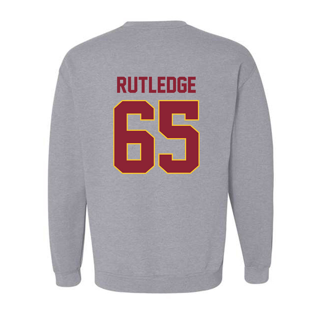 Iowa State - NCAA Football : Garret Rutledge - Classic Shersey Crewneck Sweatshirt-1