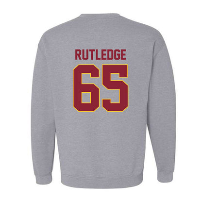 Iowa State - NCAA Football : Garret Rutledge - Classic Shersey Crewneck Sweatshirt-1