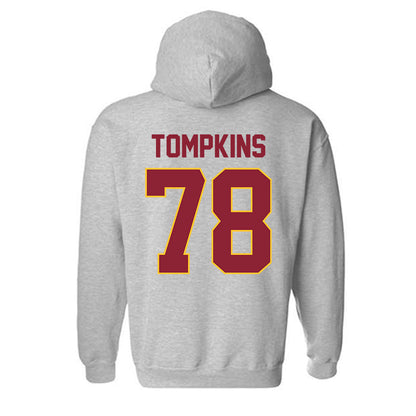 Iowa State - NCAA Football : Will Tompkins - Classic Shersey Hooded Sweatshirt-1