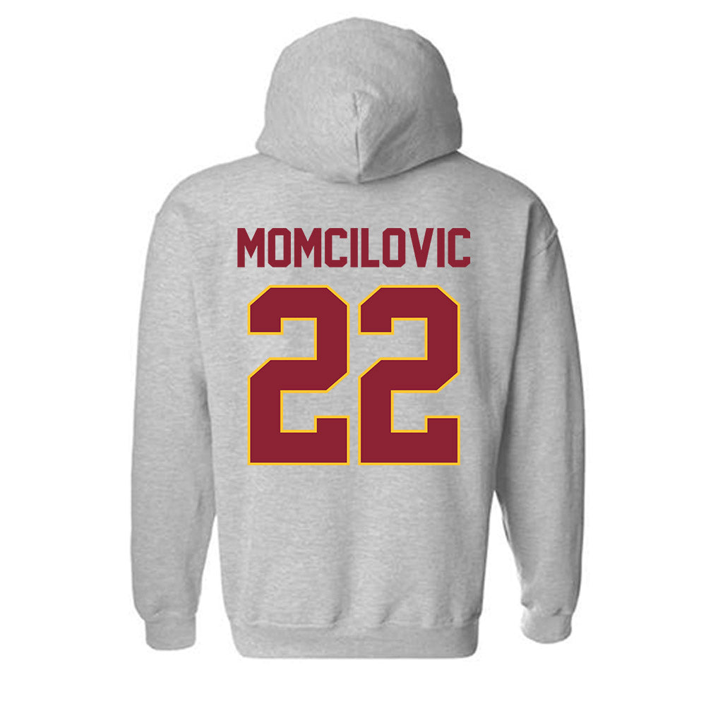 Iowa State - NCAA Men's Basketball : Milan Momcilovic - Classic Shersey Hooded Sweatshirt-1
