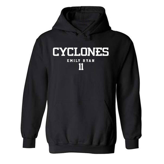 Iowa State - NCAA Women's Basketball : Emily Ryan - Classic Fashion Shersey Hooded Sweatshirt