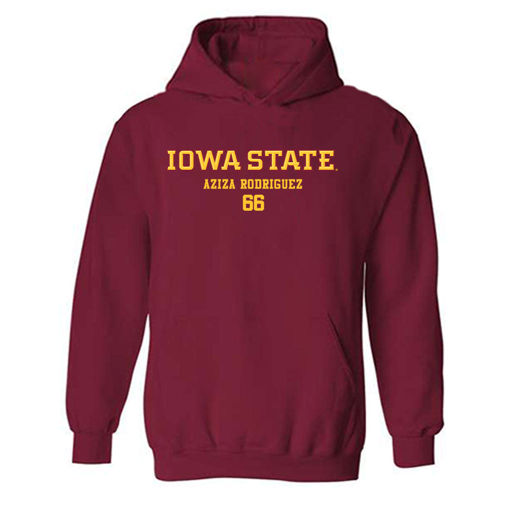 Iowa State - NCAA Softball : Aziza Rodriguez - Classic Fashion Shersey Hooded Sweatshirt-0