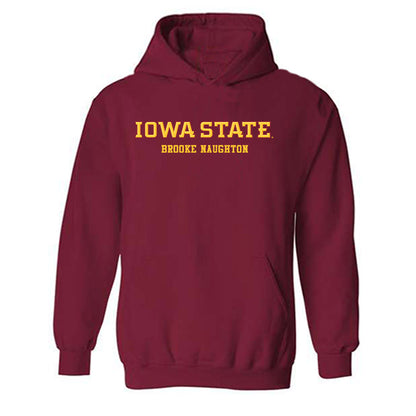 Iowa State - NCAA Women's Track & Field : Brooke Naughton - Classic Fashion Shersey Hooded Sweatshirt