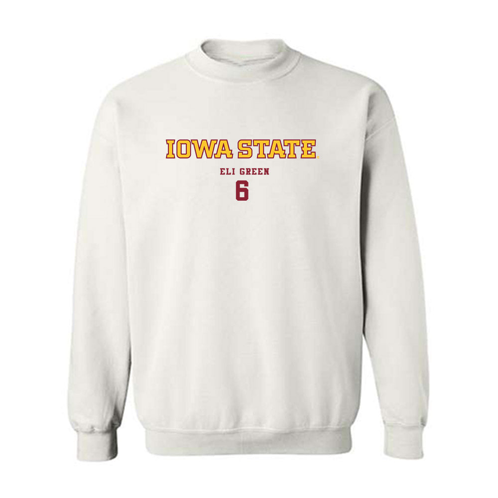 Iowa State - NCAA Football : Eli Green - Classic Fashion Shersey Crewneck Sweatshirt