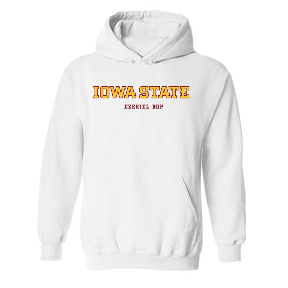 Iowa State - NCAA Men's Track & Field : Ezekiel Rop - Classic Fashion Shersey Hooded Sweatshirt-1