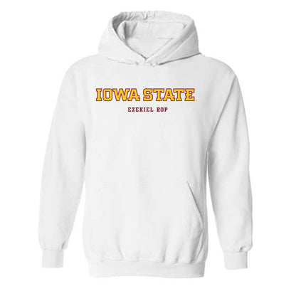 Iowa State - NCAA Men's Track & Field : Ezekiel Rop - Classic Fashion Shersey Hooded Sweatshirt-1