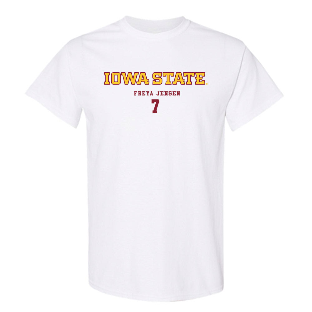 Iowa State - NCAA Women's Basketball : Freya Jensen - Classic Fashion Shersey T-Shirt-0