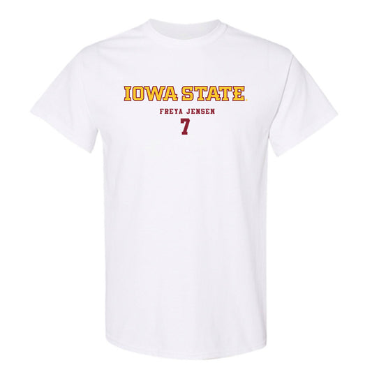 Iowa State - NCAA Women's Basketball : Freya Jensen - Classic Fashion Shersey T-Shirt-0