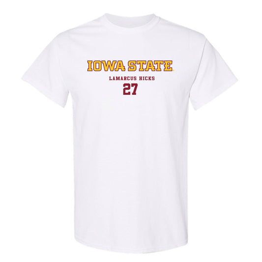 Iowa State - NCAA Football : LaMarcus Hicks - Classic Fashion Shersey T-Shirt-0
