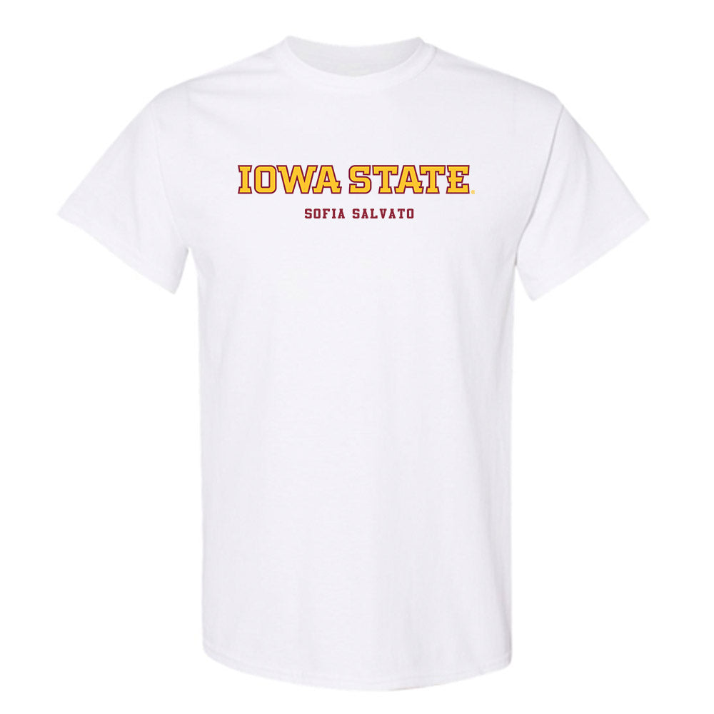 Iowa State - NCAA Women's Swimming & Diving : Sofia Salvato - Classic Fashion Shersey T-Shirt-1
